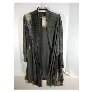 VINTAGE CONCEPTS Boutique Cardigan Grey Taupe